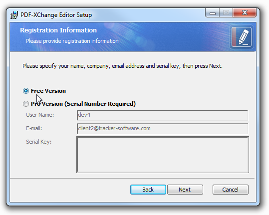 pdf xchange editor serial number